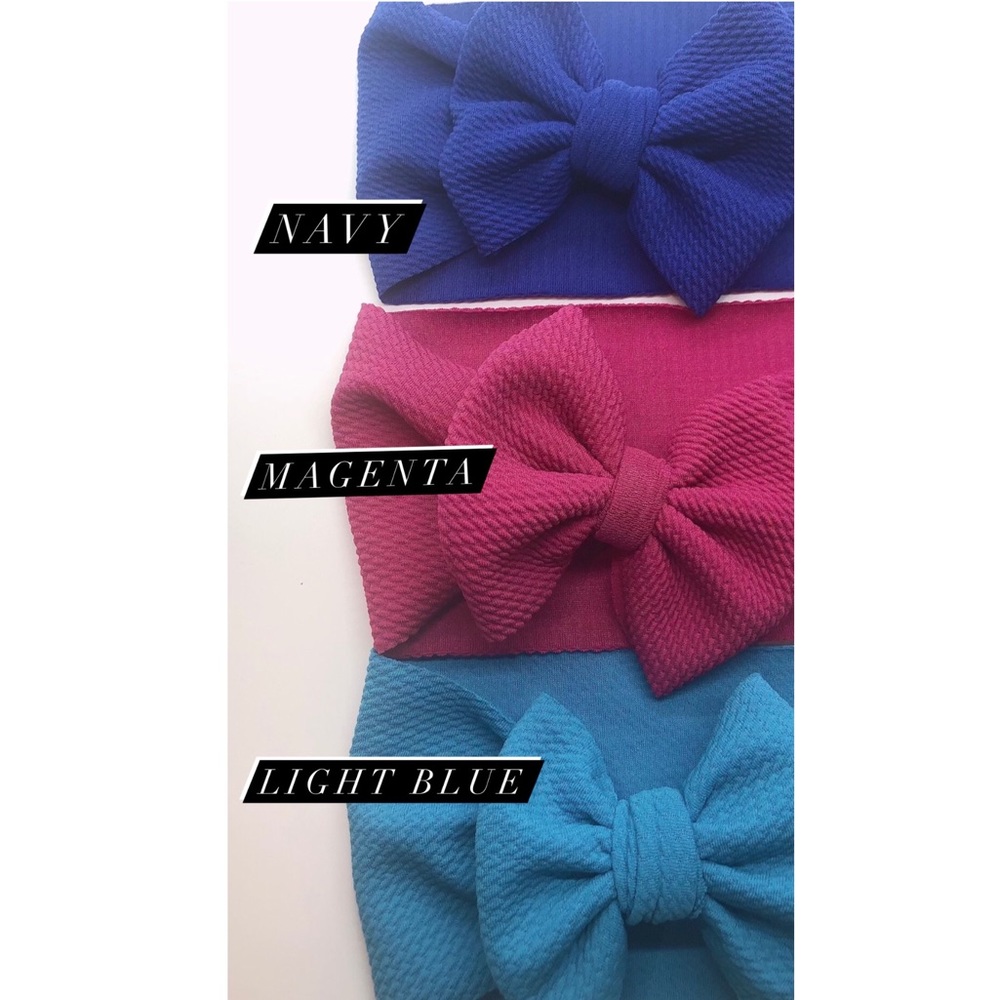 Bow headwrap or knot hes wrap